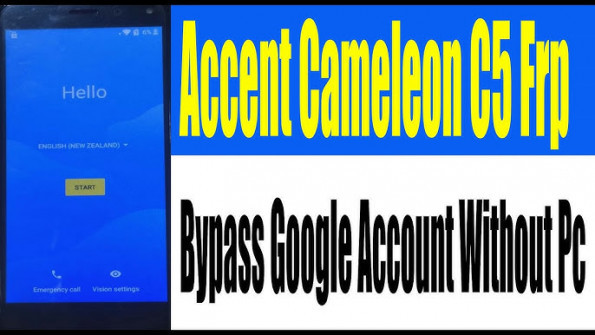 Accent cameleon c5 bypass google frp -  updated April 2024
