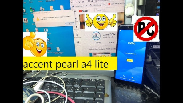 Accent pearl a4 lite bypass google frp -  updated April 2024