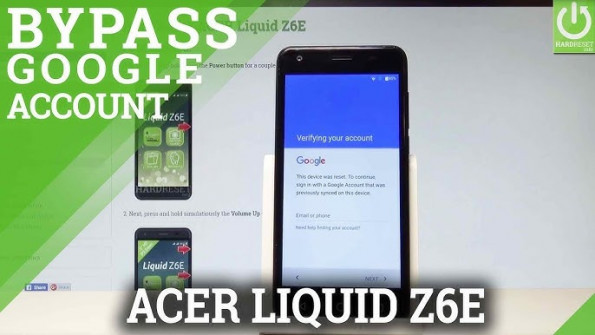 Acer liquid z530s t05 bypass google frp -  updated April 2024