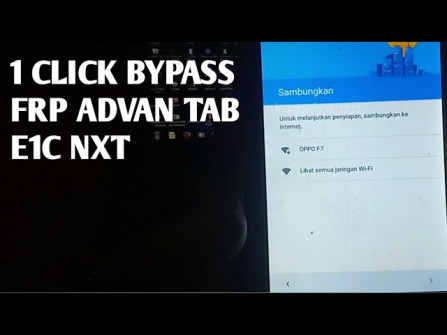 Advan digital e1c nxt s7d bypass google frp -  updated April 2024