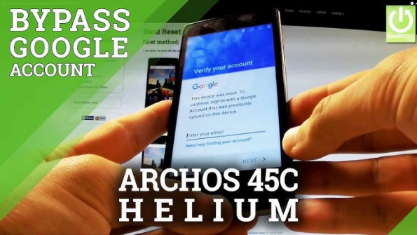 Archos 45c helium ac45che bypass google frp -  updated April 2024