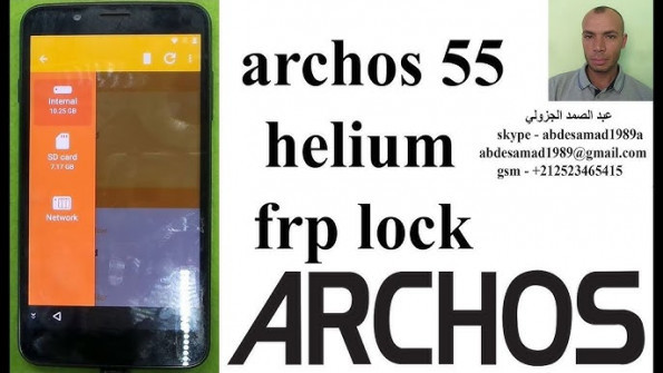 Archos 55 helium ac55he bypass google frp -  updated April 2024