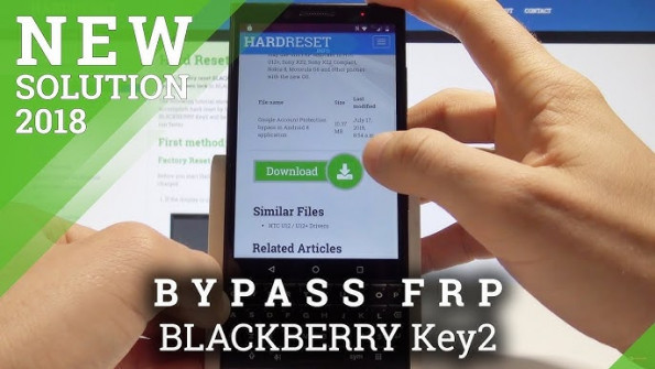 Blackberry key2 bbf100 4 bypass google frp -  updated April 2024