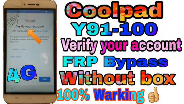 Coolpad y91 921 bypass google frp -  updated April 2024