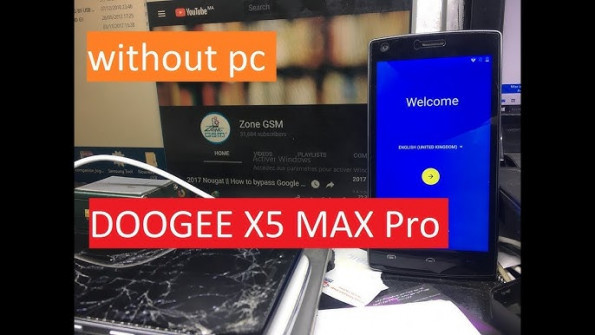 Doogee x5 max pro x5max bypass google frp -  updated April 2024