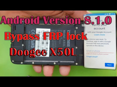 Doogee x50l bypass google frp -  updated April 2024