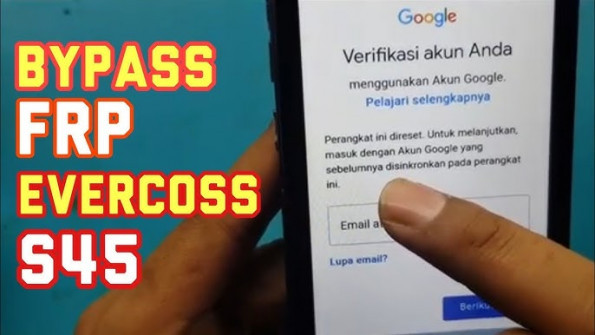 Evercoss s45 bypass google frp -  updated April 2024