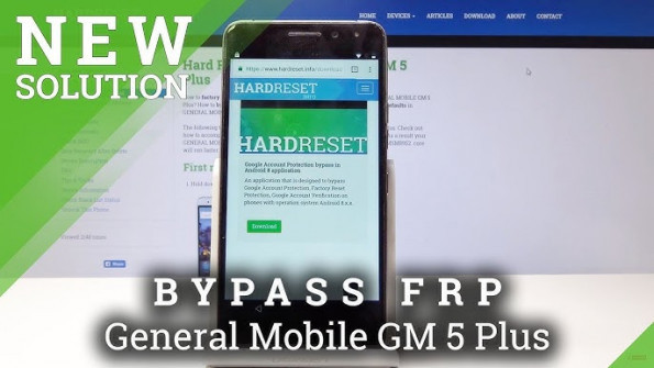 General mobile gm5 plus d gm5plus sprout gm 5 bypass google frp -  updated April 2024