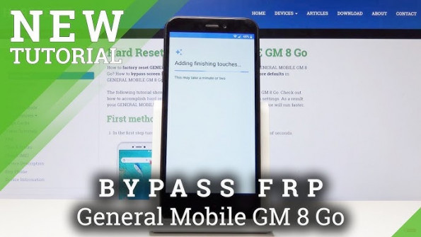 General mobile gm8 go sc bypass google frp -  updated April 2024