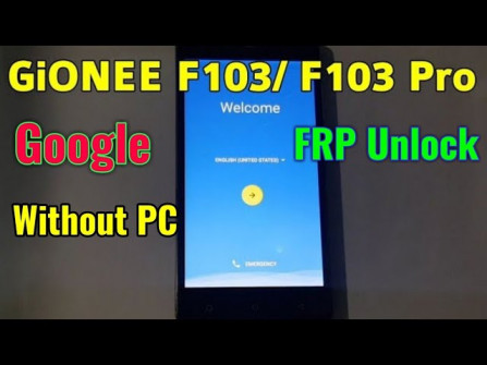 Gionee f103 gbl7319 bypass google frp -  updated April 2024