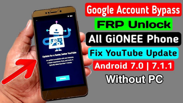 Gionee gn8001l bbl7505 bypass google frp -  updated April 2024