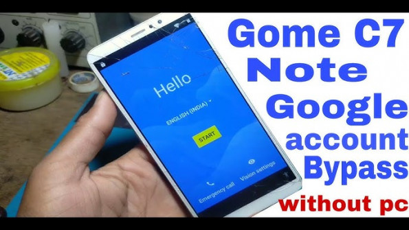 Gome c7 note mini bypass google frp -  updated April 2024