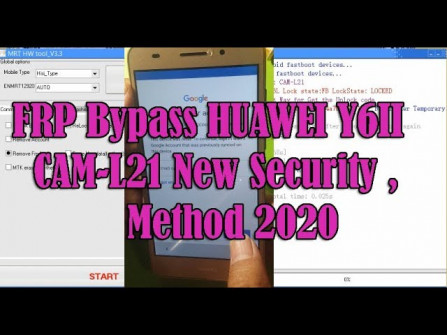 Huawei y6ii hwcam h cam u22 bypass google frp -  updated April 2024