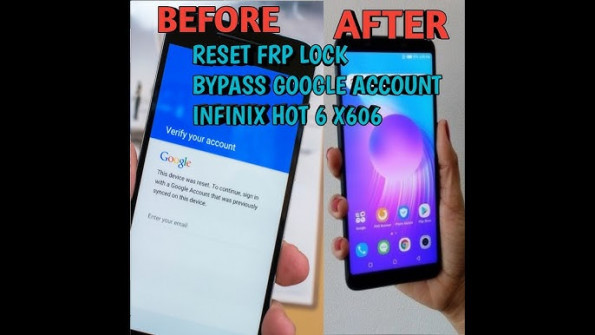 Infinix hot 6 x606c bypass google frp -  updated April 2024