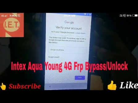 Intex aqua young 4g bypass google frp -  updated April 2024