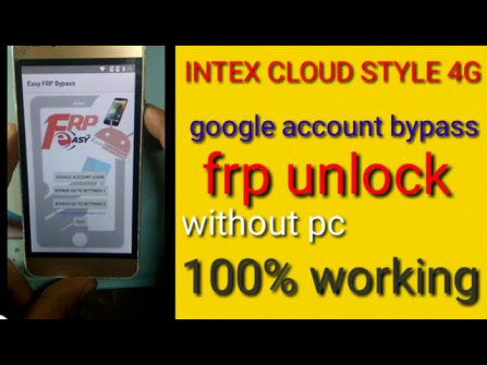 Intex cloud style 4g bypass google frp -  updated April 2024