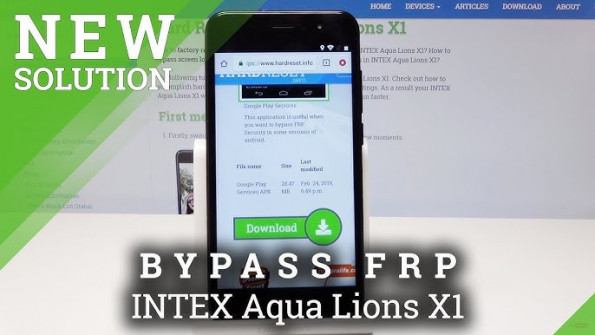 Intex indie 15 aqua lions x1 bypass google frp -  updated April 2024