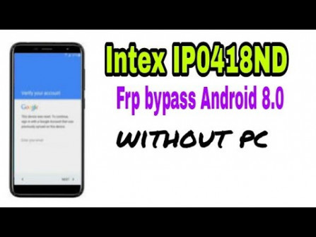 Intex infie 77 ip0418nd bypass google frp -  updated April 2024