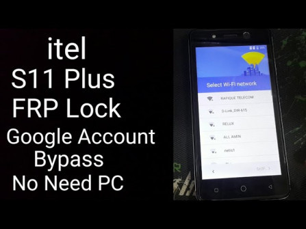Itel s11 plus s11plus bypass google frp -  updated March 2024