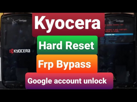 Kyocera brigadier e6782 bypass google frp -  updated April 2024