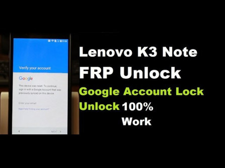 Lenovo k3 note k50a40 bypass google frp -  updated March 2024