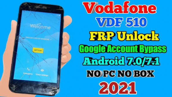 Mobiwire vodafone smart 4g bypass google frp -  updated May 2024