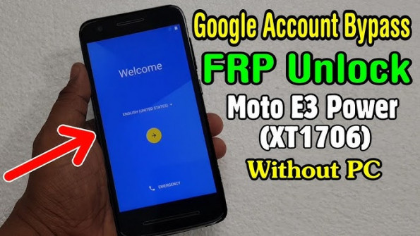 Motorola moto e3 power taido row xt1706 bypass google frp -  updated March 2024