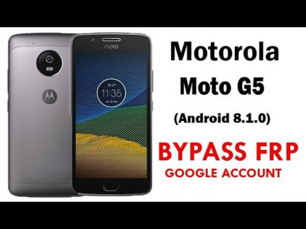 Motorola moto g 5 cedric bypass google frp -  updated April 2024