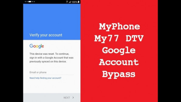 Myphone my77 dtv bypass google frp -  updated April 2024