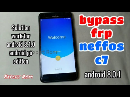 Neffos c7 y7 bypass google frp -  updated April 2024