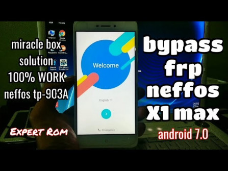 Neffos x1 max bypass google frp -  updated April 2024