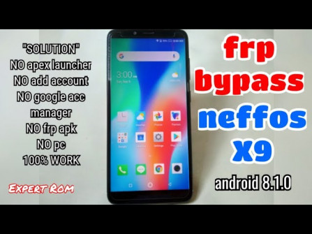 Neffos x9 bypass google frp -  updated April 2024