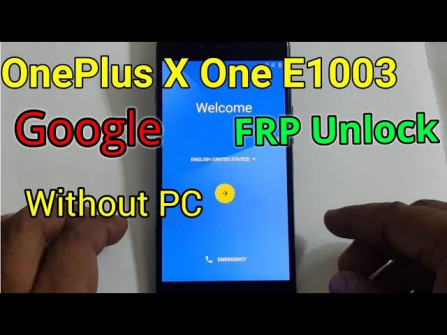 Oneplus one e1003 bypass google frp -  updated April 2024