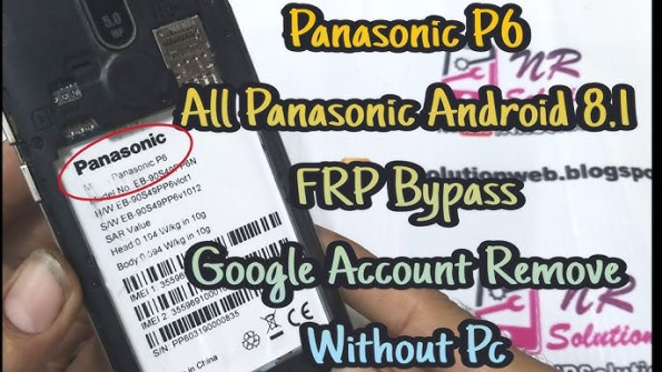 Panasonic p7 bypass google frp -  updated April 2024