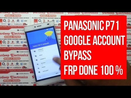 Panasonic p71 bypass google frp -  updated April 2024