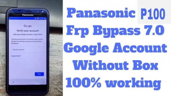 Panasonic vhs v2 video handset bypass google frp -  updated March 2024