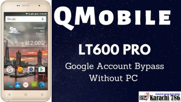 Qmobile lt600 pro bypass google frp -  updated April 2024