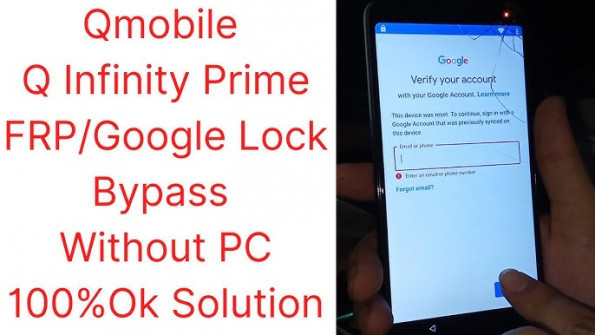 Qmobile q infinity prime bypass google frp -  updated May 2024