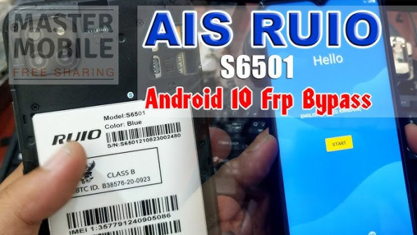 Ruio s6518 bypass google frp -  updated April 2024