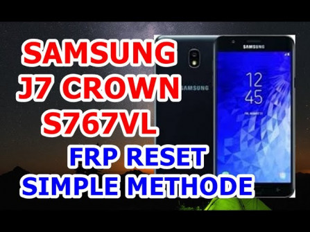 Samsung galaxy j7 crown j7topeltetfnvzw sm s767vl bypass google frp -  updated March 2024