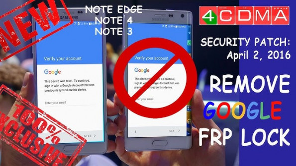 Samsung galaxy note edge scl24 bypass google frp -  updated April 2024