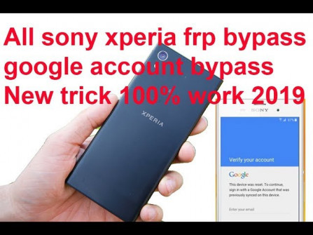 Sony xperia xa1 g3116 bypass google frp -  updated April 2024