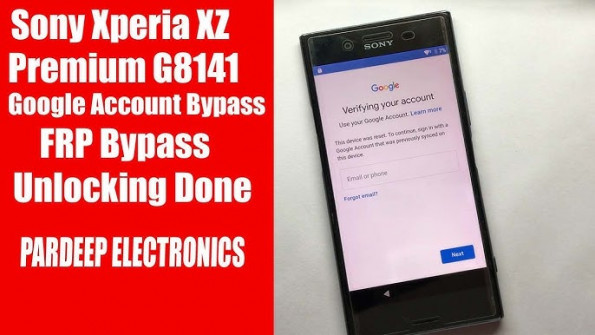 Sony xperia xz premium g8141 bypass google frp -  updated April 2024