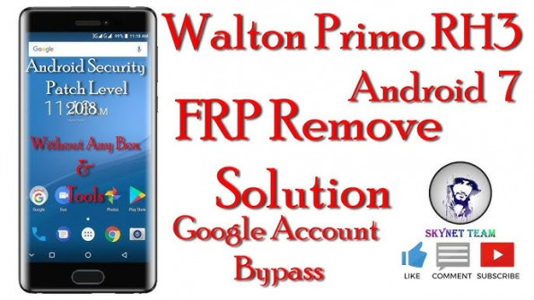 Walton primo rm3 bypass google frp -  updated April 2024