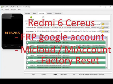Xiaomi redmi 6 cereus bypass google frp -  updated April 2024
