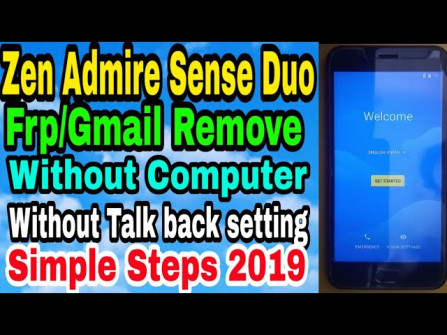 Zen admire duo bypass google frp -  updated April 2024