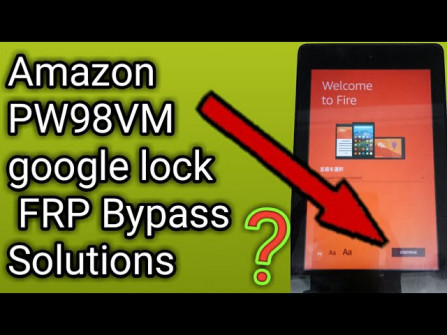 Amazon fire tablet kfmewi bypass google frp -  updated May 2024