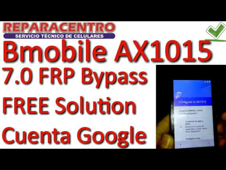 Bmobile ax1016 bypass google frp -  updated May 2024
