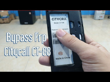 Citycall ct 88 bypass google frp -  updated May 2024