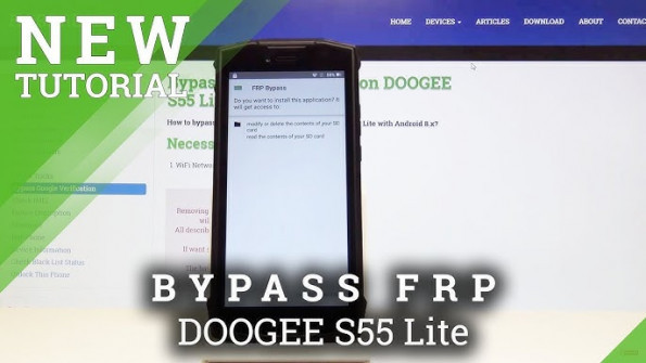 Doogee s55 lite bypass google frp -  updated May 2024